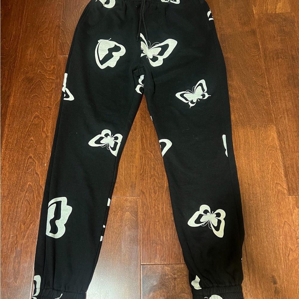 Brand New Adika Butterfly Print Sweatpants